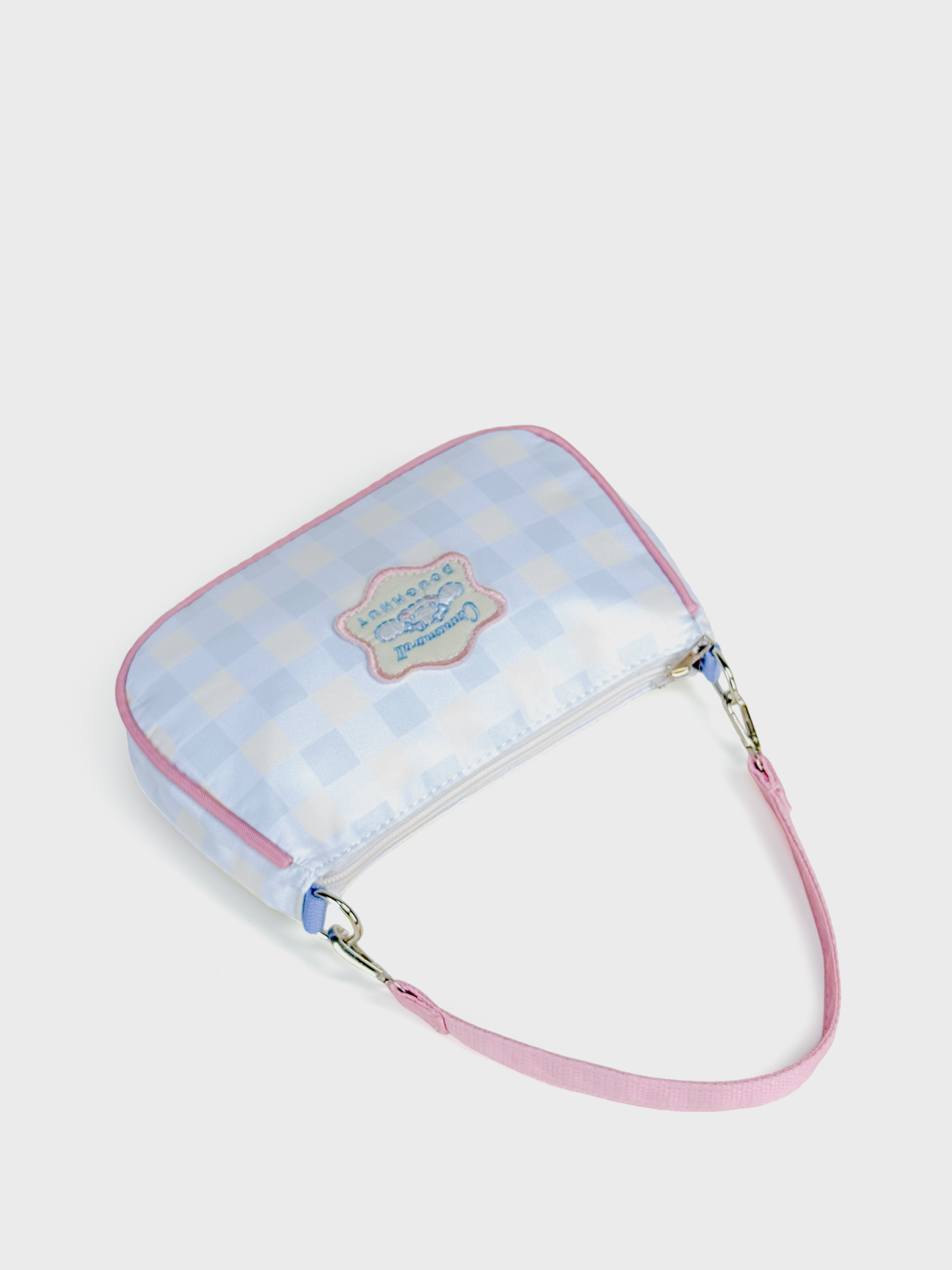 Women'S Young Bags - 세련된 여성용 격자무늬 겨드랑이 가방, 다용도
