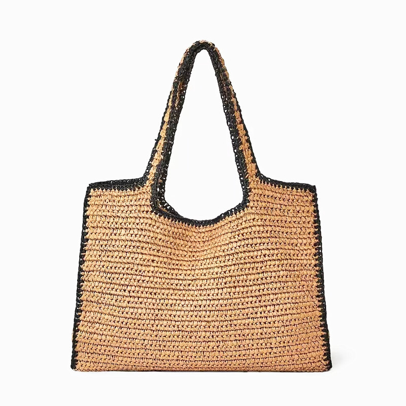 여성을위한 짚으로 짠 토트 백 어깨 라피아 가방 등나무 - Women'S Raffia Bags 리뷰 및 가격