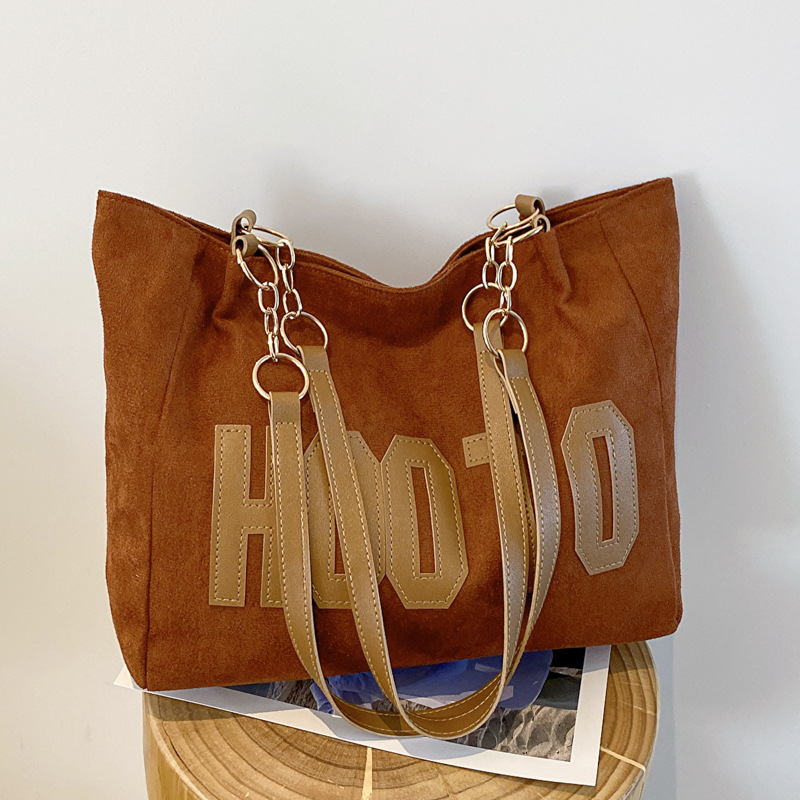 솔리드 컬러 숄더백, 트렌디한 편지 토트 백, 여성용  - Women Hand Bags For Office 리뷰 및 가격