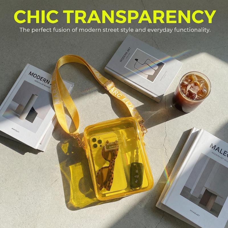 NewFashionable PVC 메신저 가방 투명한  - Women'S Bags Handbags 리뷰 및 가격