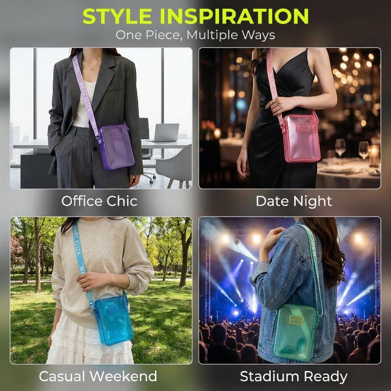 NewFashionable PVC 메신저 가방 투명한  - Women'S Bags Handbags 리뷰 및 가격