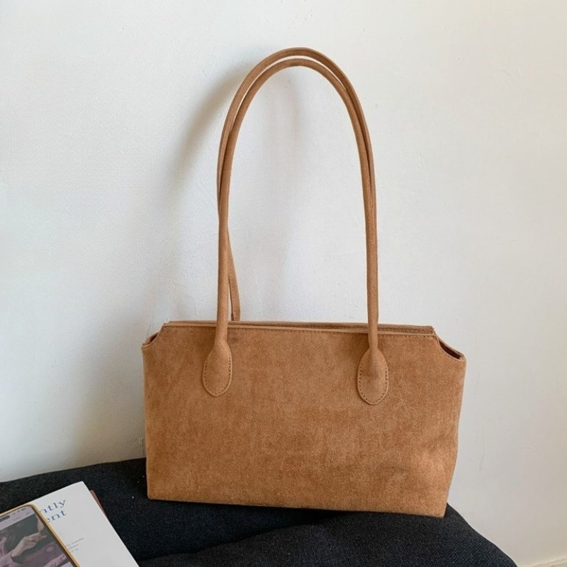 빈티지 스타일의 브라운 스웨이드 암피트 백, 새로운 미 - Women Hand Bags For Office 리뷰 및 가격
