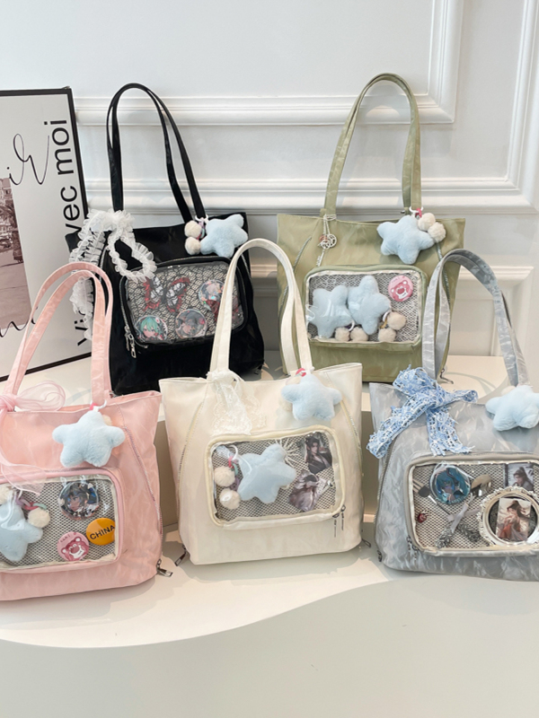 귀여운 공주 스타일 듀얼 백팩 심플한 싱글 숄더백 부드 - Women'S Young Bags 리뷰 및 가격